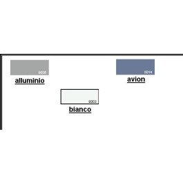 Scaffale colore nero ghisa e bianco centro stanza per negozi cm. 100x30x140h