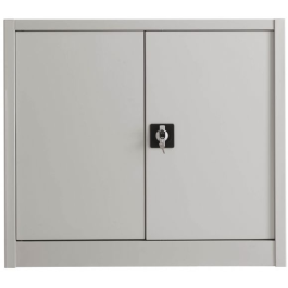 Sopralzo colore grigio per armadio ad ante battenti da ufficio operativo cm. 100x45x85h