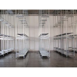 MODULO AGGIUNTIVO scaffalatura di metallo da magazzino Zincata cm. 100x60x180h