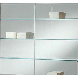 Sostituzione doppio schienale trasparente con schienale a specchio o legno