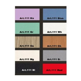Espositore a parete in vari colori con pannelli dogati cm. 91x45x134h 