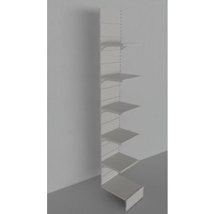 Modulo aggiuntivo per scaffale a piani con mensole di cm. 45x60x300h