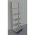 Modulo aggiuntivo di scaffalatura metallica per negozi di cm. 80x60x250h