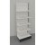  Modulo aggiuntivo scaffalatura metallica per negozi di cm. 100x60x250h